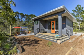 Mid-Century Modern Beach Cottage with Fire Pit!